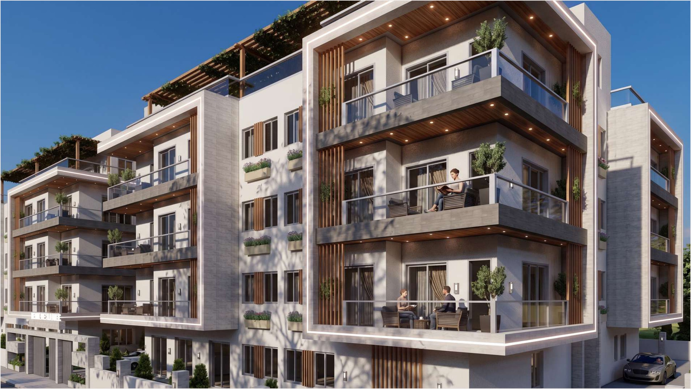 Rawa Residence exterior entrance