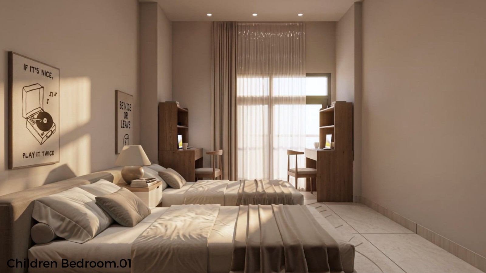 غرفة الأطفال — تصميم بديل